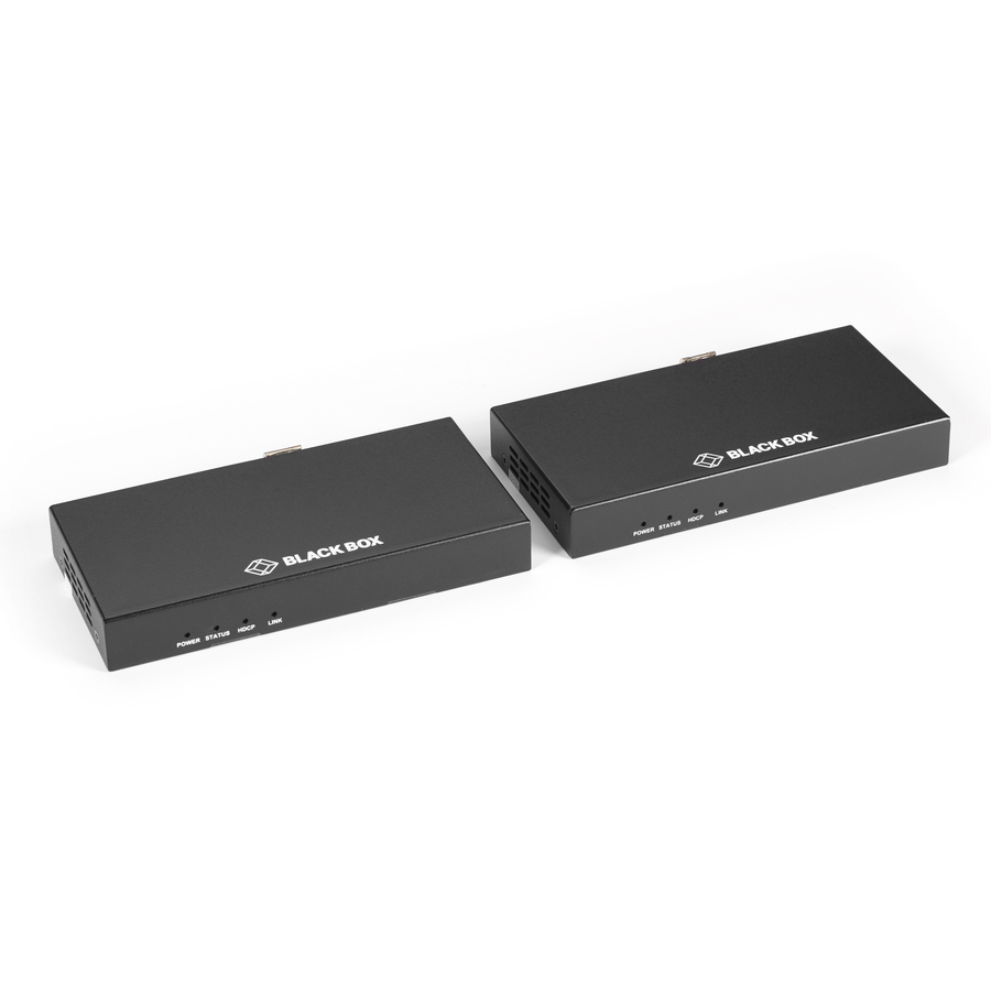 Black Box HDMI 2.0 Extender over Fiber - 1 Input Device - 1 Output Device - 1000 ft Range - 1 x HDMI In - 1 x HDMI Out - 4K - Optical Fiber