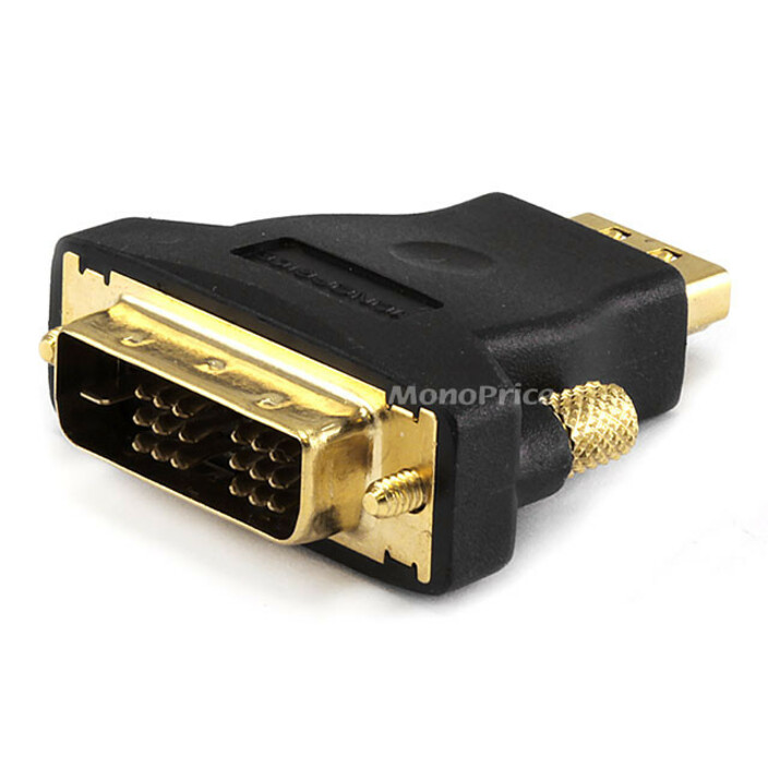 [04HDMIf2DVIDm] Monoprice DVI-D Single Link Male to HDMI Female Adapter