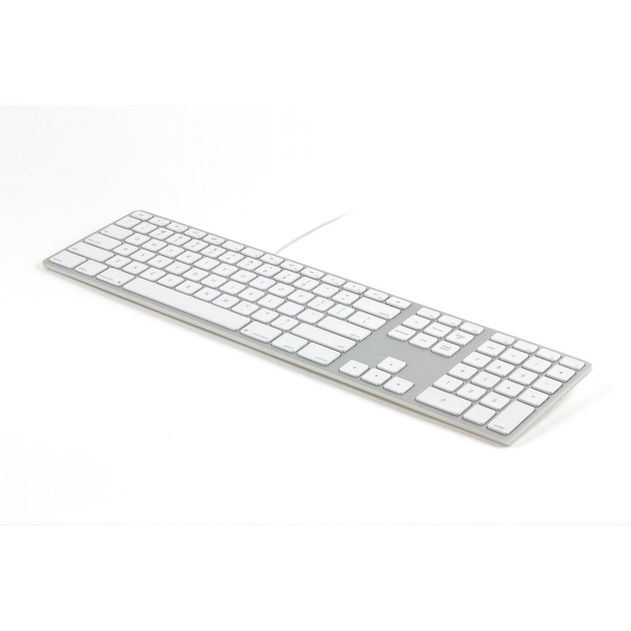 MATIAS WIRED ALUMINUM KEYBOARD W/ NUMERIC KEYPAD FOR MAC SILVER