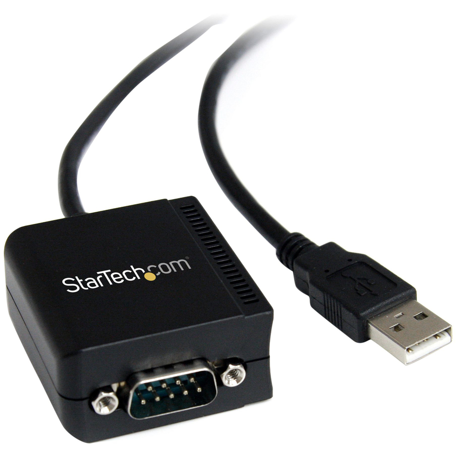 StarTech 8.3ft (2.5m) 1-Port FTDI USB to Serial RS232 Adapter Cable with Optical Isolation, USB to RS232 Adapter - TAA