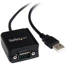 StarTech.com 8.3ft (2.5m) 1-Port FTDI USB to Serial RS232 Adapter Cable with Optical Isolation, USB to RS232 Adapter - TAA - USB to serial RS232 adapter - Integrated 2500Vrms Optical Isolation Circuits - Small form factor, serial RS232 USB powered - COM port retention - 8.3ft (2.4m); FTDI FT232RL Chipset; 500W Bi-directional circuits Surge Protection; TAA