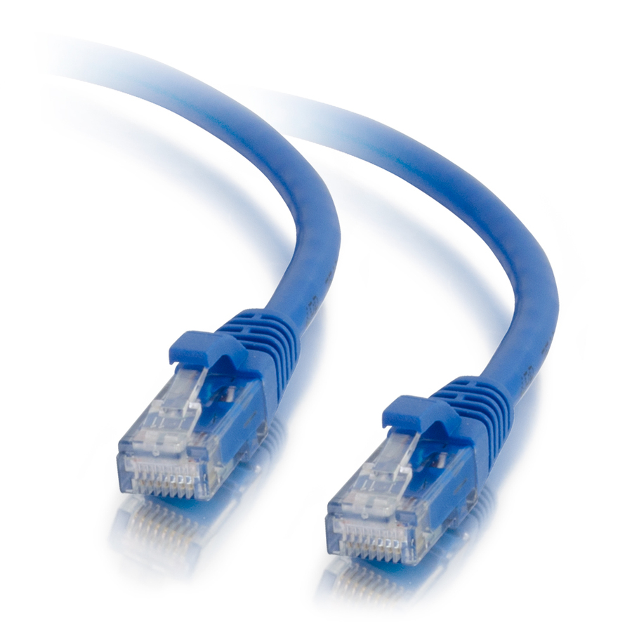 C2G 3ft Cat5e Ethernet Cable - Snagless Unshielded (UTP) - Blue