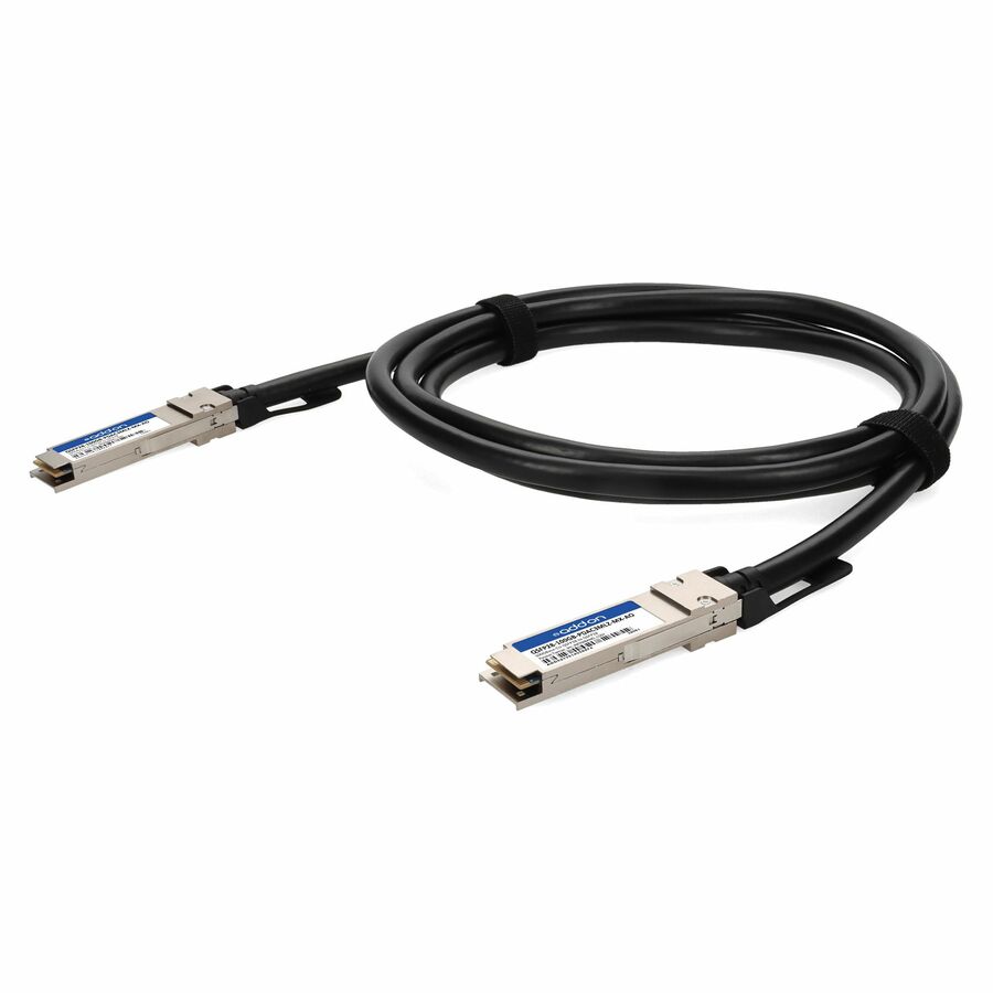 AddOn Mellanox® Compatible TAA 100GBase-CU QSFP28 to QSFP28 Direct Attach Cable (Passive Twinax, 3m, Infiniband EDR, 26AWG, LSZH)