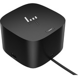 HP Docking Station - for Notebook - 120 W - Thunderbolt 4 - 4K - 3840 x 2160 - 5 x USB Type-C Ports - USB Type-C - 1 x HDMI Ports - HDMI - 2 x DisplayPorts - DisplayPort - Thunderbolt - Wired - Windows, macOS, ChromeOS - TAA Compliant