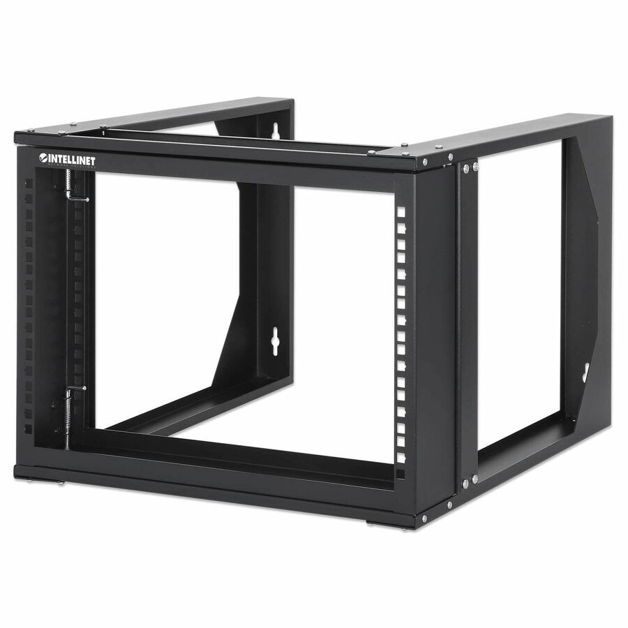 Manhattan 19" Wall Mount Open Frame Network Rack, 6U, Front-Hinged Swing Frame