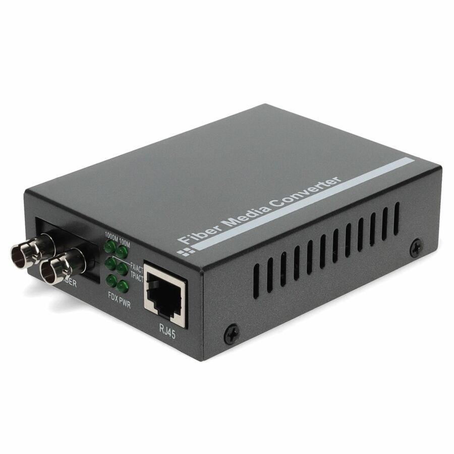 AddOn 10/100Base-TX(RJ-45) to 100Base-FX(ST) MMF 1310nm 2km Media Converter