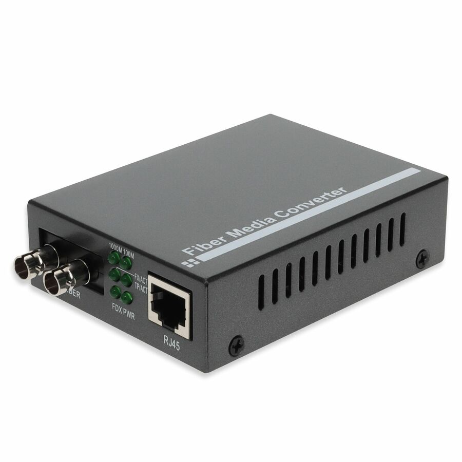 AddOn 10/100Base-TX(RJ-45) to 100Base-FX(ST) MMF 1310nm 2km Media Converter