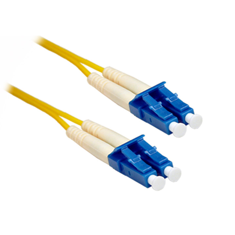 ENET 30M LC/LC Duplex Single-mode 9/125 OS1 or Better Yellow Fiber Patch Cable 30 meter LC-LC Individually Tested