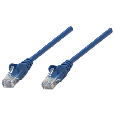 Network Patch Cable, Cat6, 7.5m, Blue, CCA, U/UTP, PVC, RJ45, Gold Plated Contacts, Snagless, Booted, Lifetime Warranty