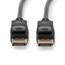 Rocstor Premium 6ft / 2m DisplayPort 1.2 Cable M/M - DisplayPort 4k - DisplayPort Male Digital Audio/Video - 6ft - Black- DP TO DP Cable 4Kx2K