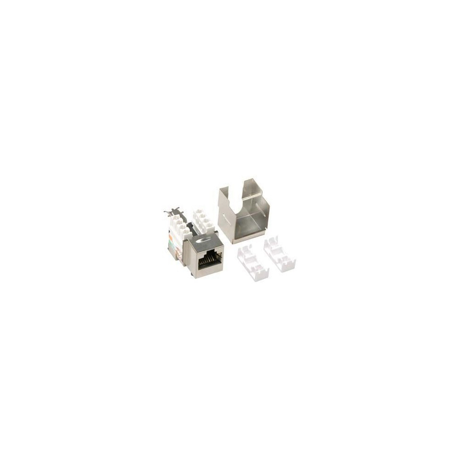 Unirise Cat6 Keystone Jack 110 Type Punch Down, Shielded
