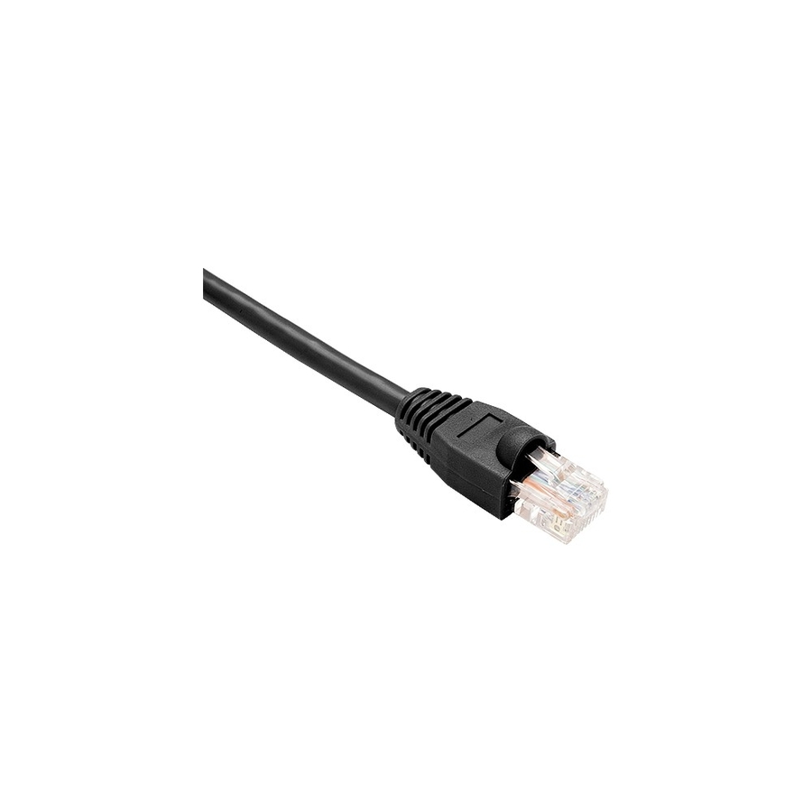 Unirise Cat.6 Patch Network Cable - 9 ft Category 6 Network Cable for Network Device - First End: 1 x RJ-45 Network - Male - Second End: 1 x RJ-45 Network - Male - Patch Cable - Black