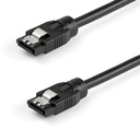 StarTech 0.6 m Round SATA Cable - Latching Connectors - 6Gbs SATA Cord - SATA Hard Drive Power Cable - Lifetime Warranty (SATRD60CM)