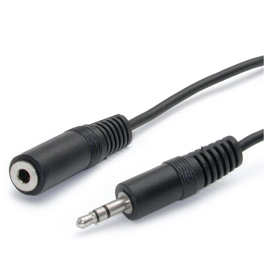 StarTech Audio cable - mini-phone stereo 3.5 mm (F) - mini-phone stereo 3.5 mm (M) - 1.8 m