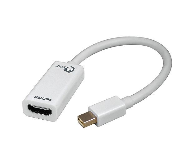 StarTech.com Mini DisplayPort to HDMI Adapter - mDP to HDMI Video Converter - 1080p - Mini DP or Thunderbolt 1/2 Mac/PC to HDMI Monitor/Display/TV - Passive mDP 1.2 to HDMI Adapter Dongle - Upgraded Version is MDP2HDEC