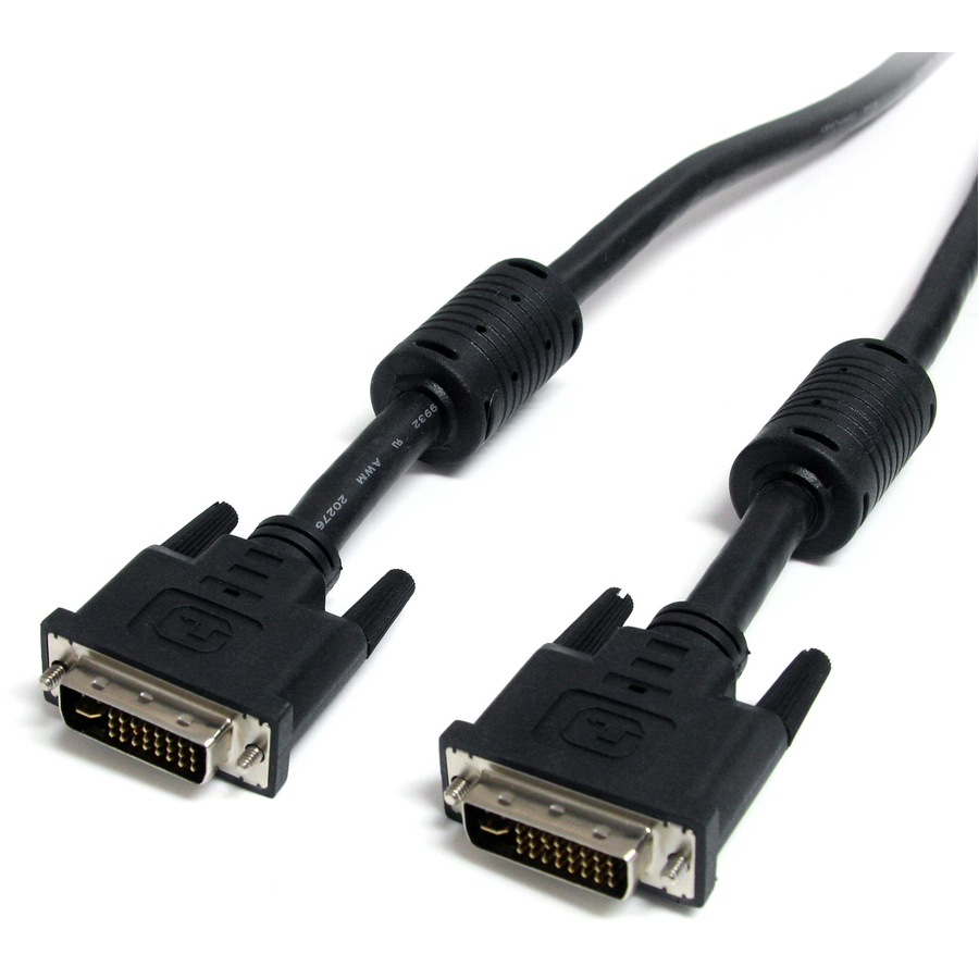 StarTech.com 10 ft DVI-I Dual Link Digital Analog Monitor Cable M/M - Provides a high speed, crystal clear connection between your DVI devices - DVI-I Dual Link Cable - DVI-I Cable - 10 feet Male to Male DVI-I Cable - 10ft DVI-I Dual Link Digital Analog Monitor Cable M/M - Black - 2560x1600