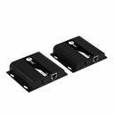SIIG HDMI 4K30Hz HDbitT over IP Extender - 120m - Extends HDMI audio/video signals up to 120m over cost effective Cat 6/7 cable, while maintaining signal strength and superior audio/video quality, 4K30Hz, HDCP 1.4, One to Many, Many-to-Many, IR Control, work for RX (CE-H25E11-S2)