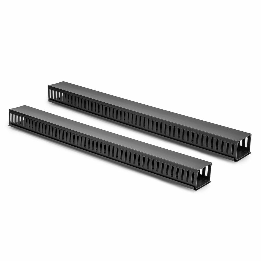 Rocstor Vertical Cable Organizer with Finger Ducts - 0U - 3 ft