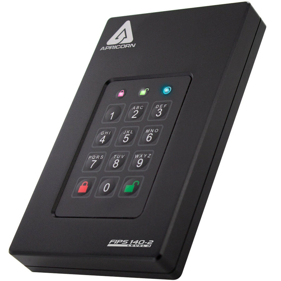 Apricorn Aegis Fortress 2 TB Hard Drive - 3.5" External