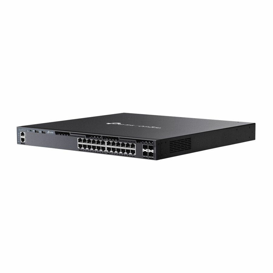 Omada Omada 24-Port Gigabit Stackable L3 Managed PoE+ Switch with 4 10G Slots