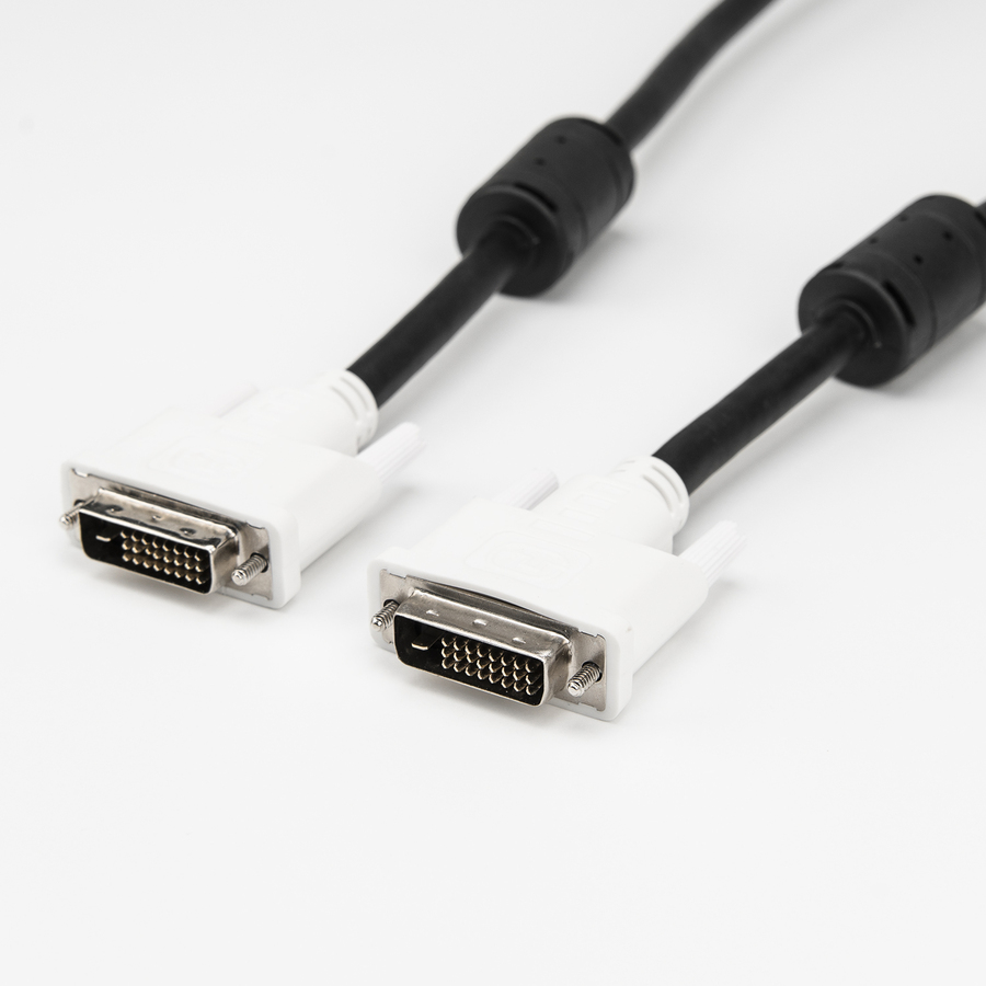 Rocstor Premium 3 ft DVI-D Dual Link Cable - M/M - 3ft - Black - Video Monitor Cable