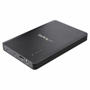 StarTech 4 Bay Thunderbolt 3 NVMe Enclosure, For M.2 NVMe SSD Drives, 1x DisplayPort Video and 2x TB3 Downstream Ports, 40Gbps, TAA