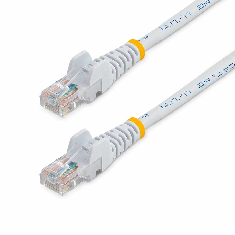 StarTech 25 ft White Snagless Cat5e UTP Patch Cable