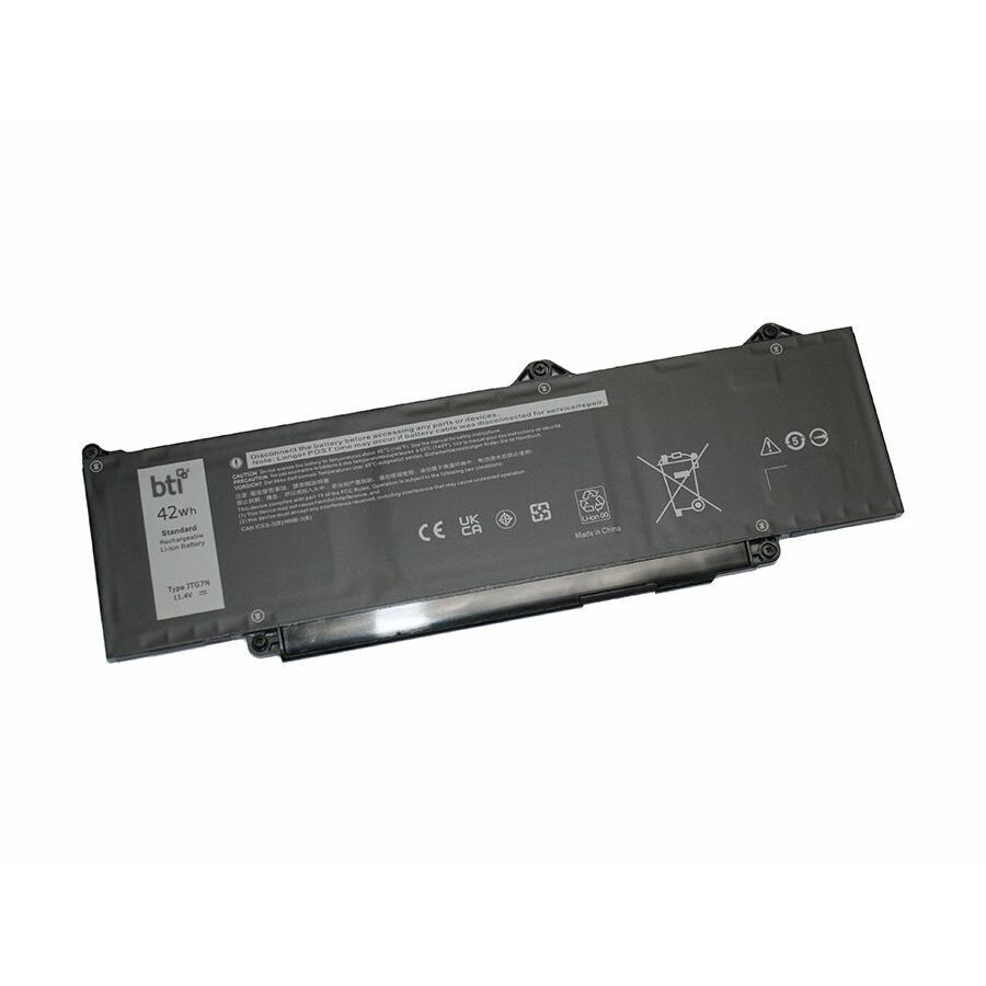 BTI JTG7N-BTI 3-CELL 11.4V LI-ION BATTERY JTG7N, 542WP, 0542WP, CN-0542WP