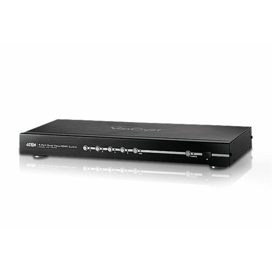ATEN 4-Port Dual View HD Video Switch-TAA Compliant