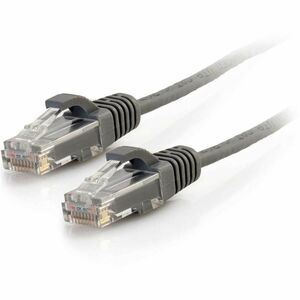 C2G 15ft (4.57m) Cat6 Snagless Unshielded (UTP) Slim Ethernet Network Patch Cable - Gray