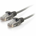 C2G 15ft (4.57m) Cat6 Snagless Unshielded (UTP) Slim Ethernet Network Patch Cable - Gray