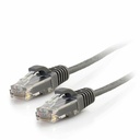 C2G 15ft (4.57m) Cat6 Snagless Unshielded (UTP) Slim Ethernet Network Patch Cable - Gray