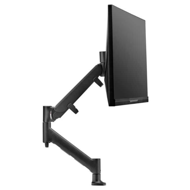 Atdec heavy dynamic monitor arm desk mount - Black - Flat and Curved up to 49in - VESA 75x75, 100x100