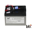 BTI RBC48-SLA48-BTI SEALED LEAD ACID BATTERY FOR APC - 2yr Warranty - DLA750, SMT750, SMT750C, SMT750I, SMT750IC, SMT750TW, SMT750US, SUA750, SUA750I, SUA750ICH, SUA750ICH-45