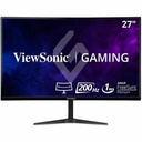 ViewSonic VX2718-PC-MHD 27 Inch 1080p Curved Gaming Monitor, 200Hz and 1ms for Smooth Gameplay, FreeSync Premium and Eye Care Technology, HDMI, and DisplayPort Inputs