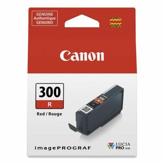 Canon LUCIA PRO PFI-300 Original Inkjet Ink Cartridge - Red Pack