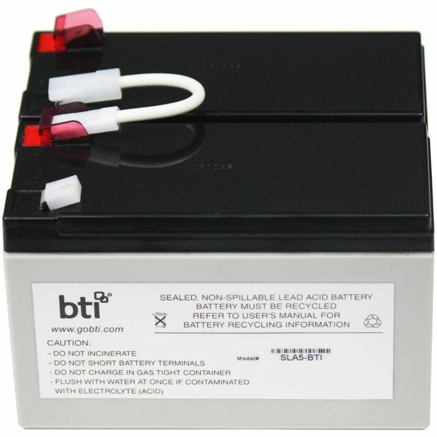 BTI RBC5-SLA5-BTI SEALED LEAD ACID BATTERY FOR APC - 2yr Warranty - SU450INET, SU450NET, SU700, SU700BX120, SU700I, SU700IBX120, SU700INET, SU700NET, SU700X93