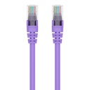Belkin RJ45 Category 6 Snagless Patch Cable - 15 ft Category 6 Network Cable for Network Device, Notebook, Desktop Computer, Modem, Router - First End: 1 x RJ-45 Network - Male - Second End: 1 x RJ-45 Network - Male - 1 Gbit/s - Patch Cable - Gold Plated Connector - Gold Plated Contact - 24 AWG - Purple - 1 Each