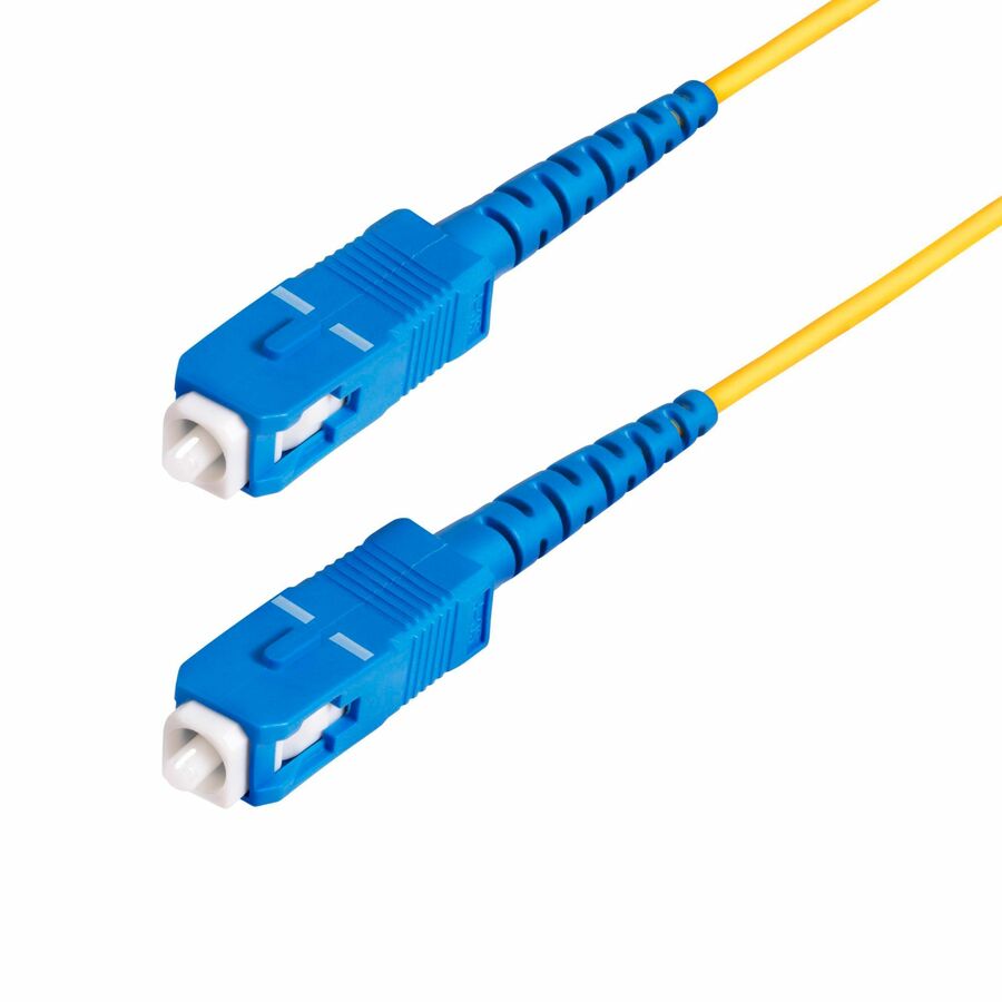 StarTech 30m (98.4ft) SC to SC (UPC) OS2 Single Mode Simplex Fiber Optic Cable, 9/125, 40G/100G, Low Insertion Loss, LSZH Jumper Cord