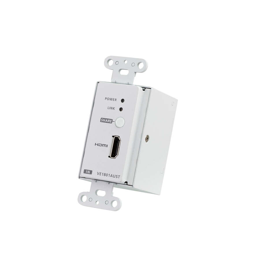 ATEN HDMI HDBaseT-Lite Transmitter with US Wall Plate / PoH