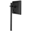 Atdec 29.5in pole desk mount with one display head - Loads up to 26.5lb - VESA 75x75, 100x100