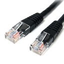 StarTech 25 ft Black Molded Cat5e UTP Patch Cable