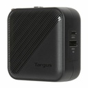 Targus PowerElite 65W GaN Wall Charger - 65 W - Europe, Asia, Australia, North America, South America - 120 V AC, 230 V AC Input - Black