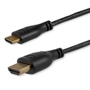 StarTech 3ft Mini HDMI to HDMI Cable with Ethernet, 4K 30Hz High Speed Slim Mini HDMI 1.4 (Type-C) Device to HDMI Adapter Cable/Cord