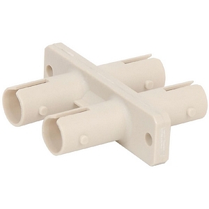 Belkin Fiber Optic Duplex Coupler - 2 x ST Network Female - 2 x ST Network Female