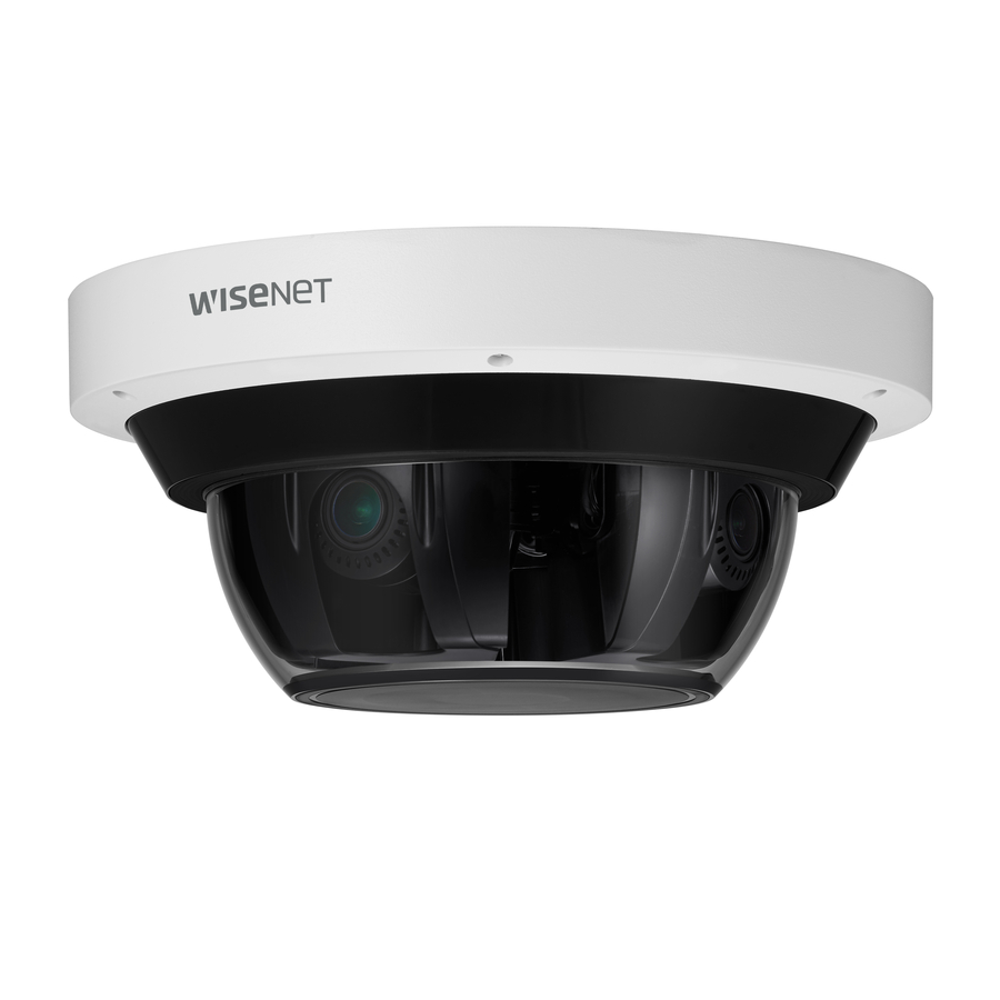 Wisenet PNM-9085RQZ1 20 Megapixel Network Camera - Color - Dome - White - TAA Compliant