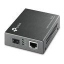 TP-LINK MC220L - Gigabit SFP to RJ45 Fiber Media Converter - Fiber to Ethernet Converter - Plug and Play - Durable Metal Casing - Versatile Compatibility - Auto-Negotiation - UL Certified