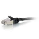 C2G-4ft Cat6 Snagless Shielded (STP) Network Patch Cable - Black