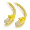 C2G 50ft (15.2m) Cat6a Snagless Unshielded UTP Ethernet Network Patch Cable - Yellow - RJ45 - M/M