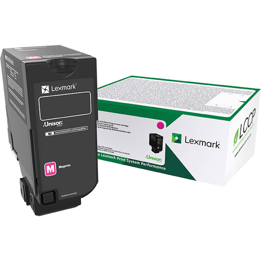 Lexmark Unison Original High Yield Laser Toner Cartridge - Magenta - 1 Each - 12000 Pages